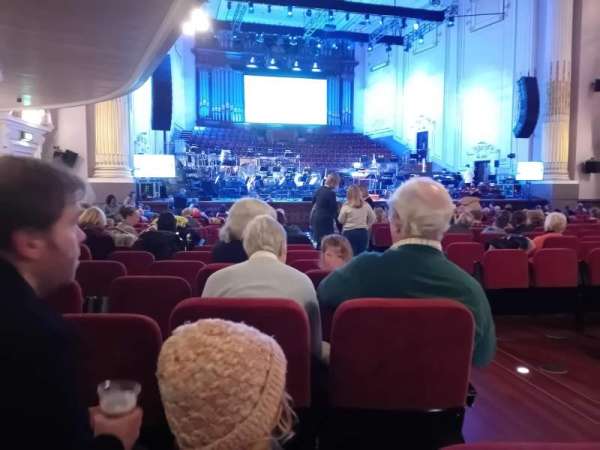 Usher Hall, section: Stalls, row: X, seat: 40