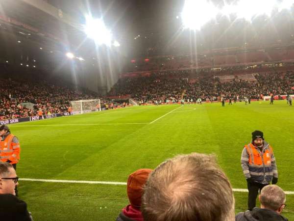 Anfield, section: KM, row: 4, seat: 188