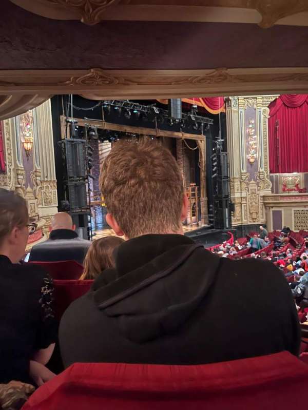 James M. Nederlander Theatre, section: Dress Circle L, row: Ee, seat: 2