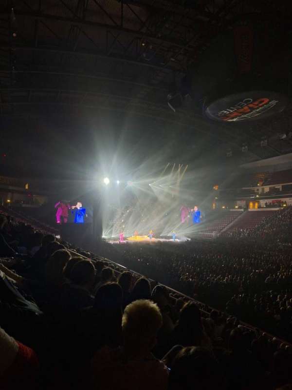 Giant Center, section: 122, row: M, seat: 6
