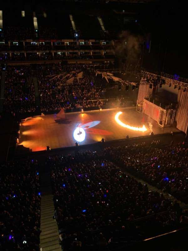 The O2, London, section: 419, row: A, seat: 892