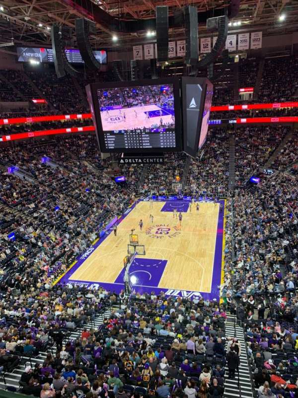 Delta Center, section: 101, row: 1, seat: 5
