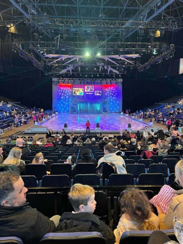 The O2, London, section: 106, row: K
