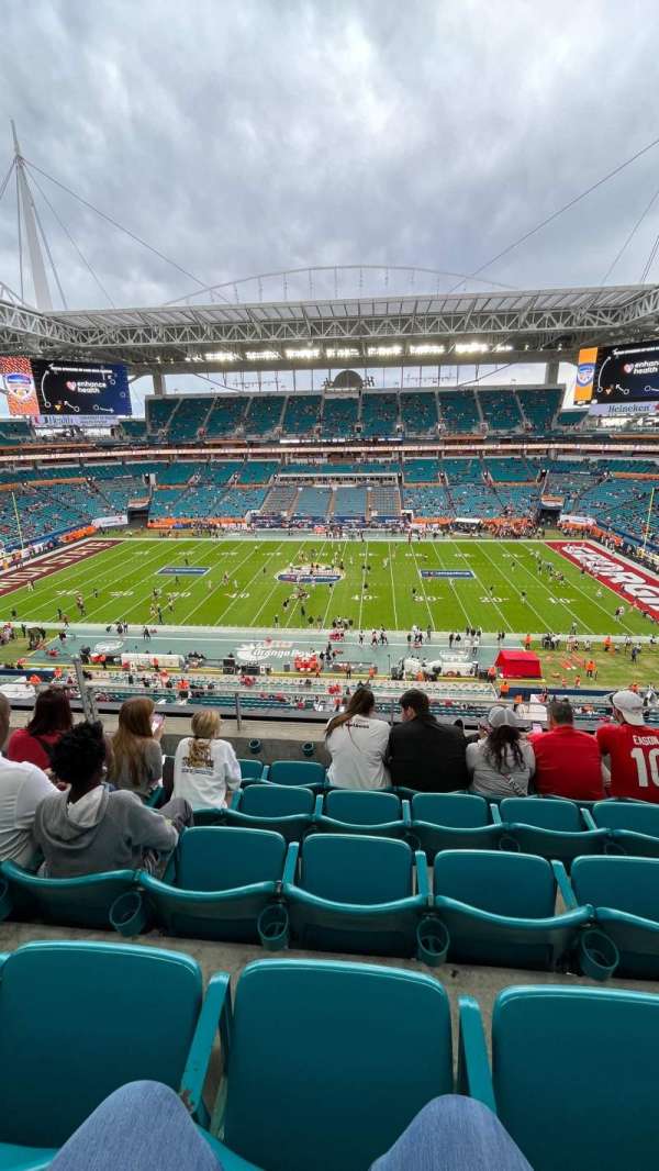 Hard Rock Stadium, section: 317, row: 5, seat: 19