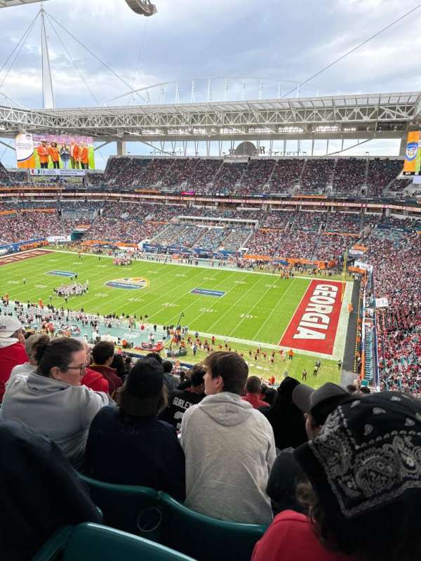 Hard Rock Stadium, section: 314, row: 18, seat: 3