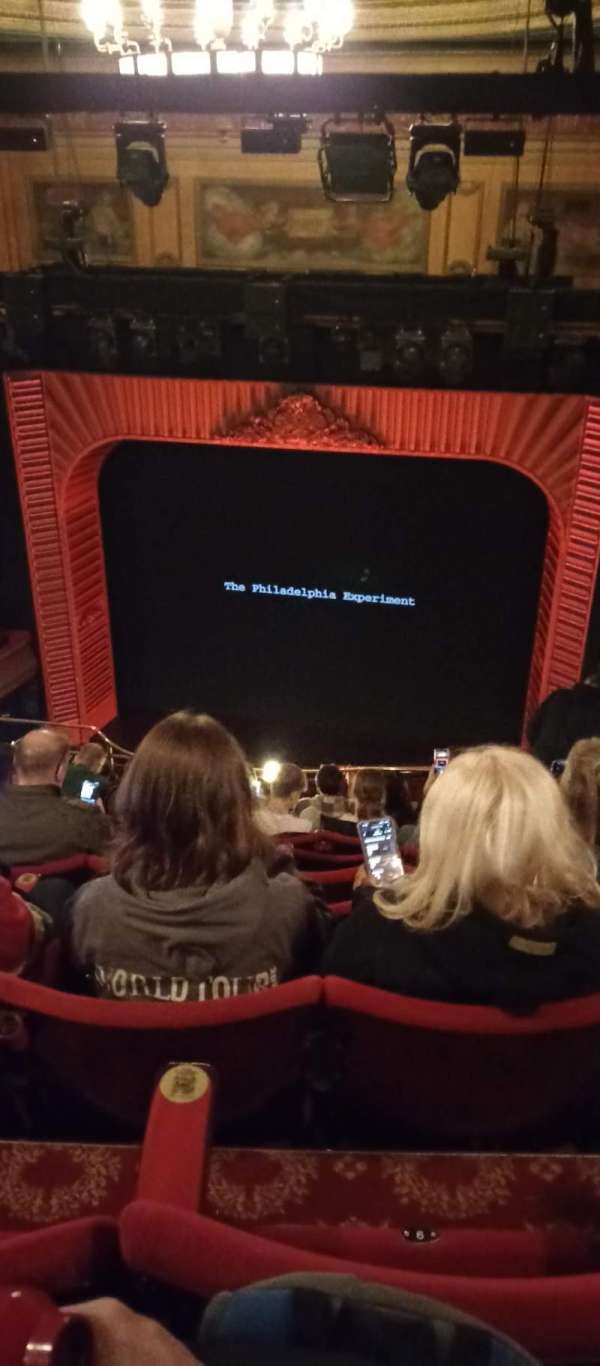 phoenix theatre, section: Grand Circle, row: J, seat: 9