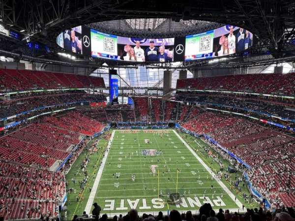 Mercedes-Benz Stadium, section: 326, row: 17, seat: 19