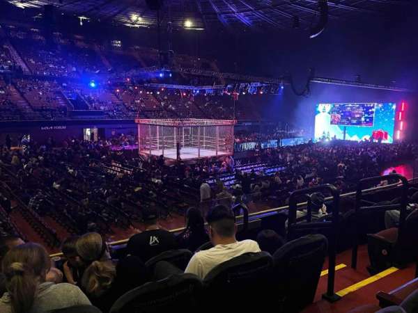 Kia Forum, section: 107, row: 4, seat: 5-6
