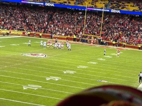 Arrowhead Stadium, section: 126, row: 35, seat: 16