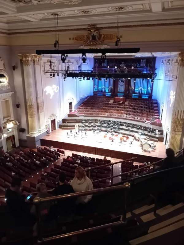 Usher Hall, section: Upper Circle, row: F, seat: 22
