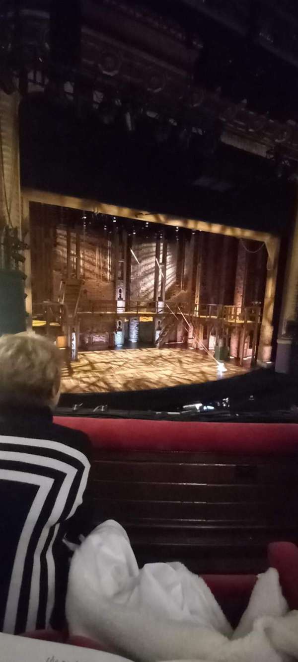 Palace Theatre, Manchester, section: Circle, row: B, seat: 35