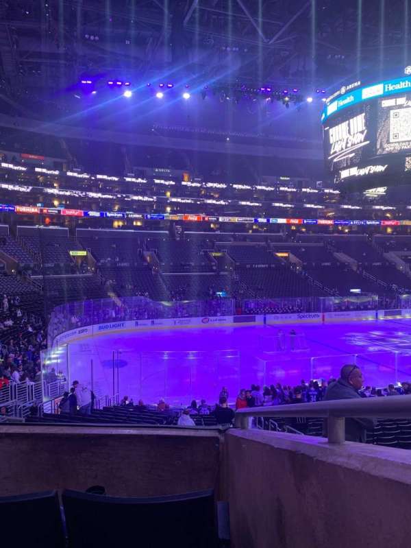 Crypto.com Arena, section: PR17, row: 3, seat: 4