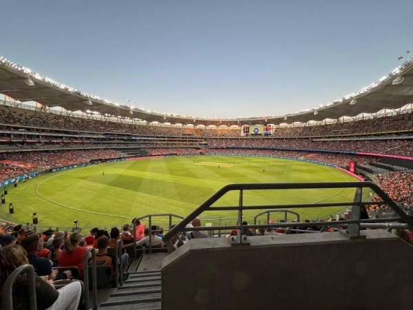 Optus Stadium, section: 334, row: 9, seat: 21