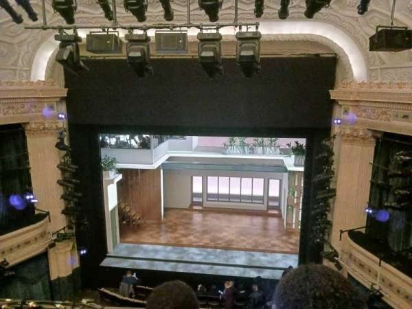Hudson Theatre, section: Balcony C, row: B, seat: 112