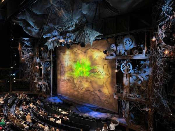 Gershwin Theatre, section: Front Mezzanine R, row: AA, seat: 2