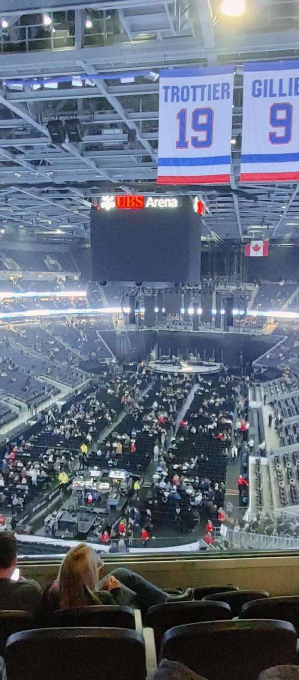 UBS Arena, section: 212, row: 1, seat: 13