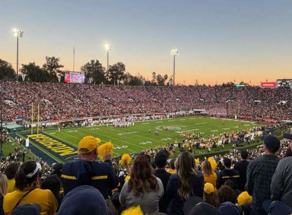 Rose Bowl, section: 15-H, row: 61, seat: 106