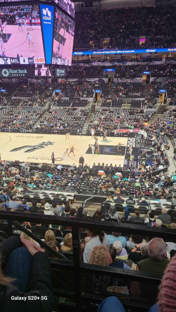 Frost Bank Center, section: 105, row: 30, seat: 18