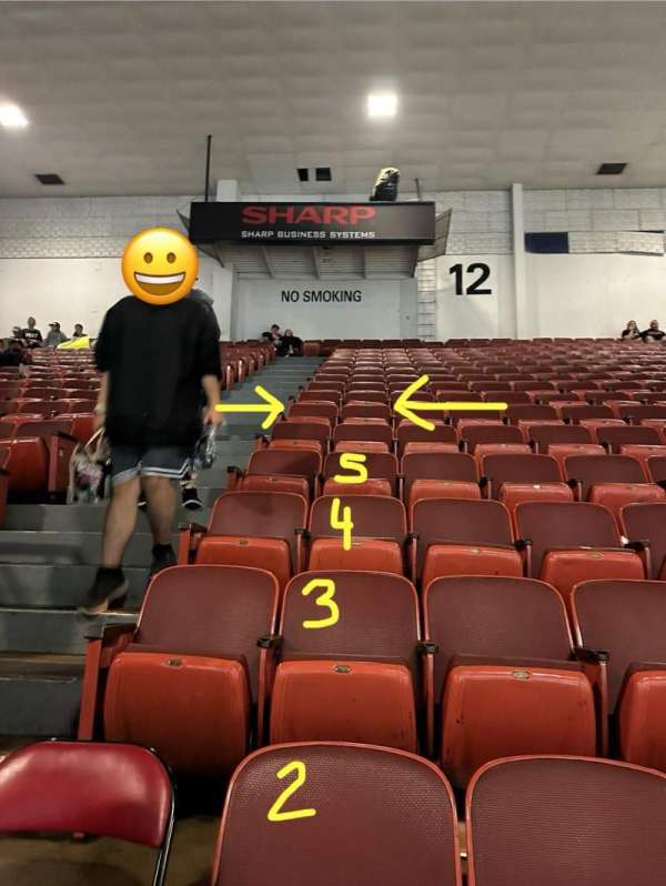 Pechanga Arena, section: T12, row: 7, seat: 1