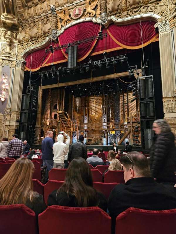 James M. Nederlander Theatre, section: Orchestra R, row: O, seat: 8