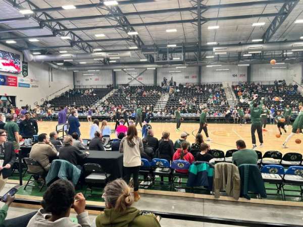 Oshkosh arena, section: 108, row: 3, seat: 7