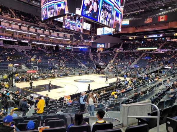 Chase Center, section: 106, row: 5, seat: 5