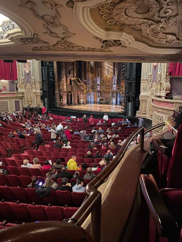 James M. Nederlander Theatre, section: Dress Circle R, row: KK, seat: 2