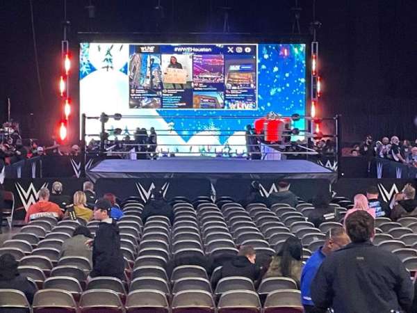 Toyota Center, section: 114, row: J, seat: 1