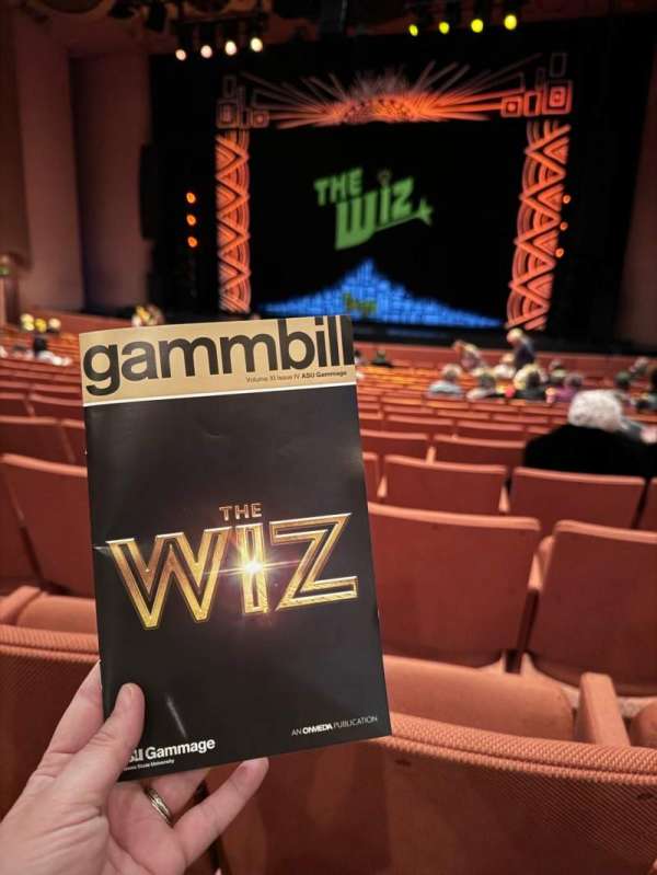 ASU Gammage, section: OrchA2, row: 16, seat: 28