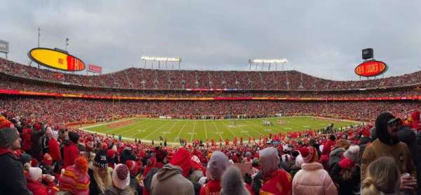 Arrowhead Stadium, section: 120, row: 38, seat: 14-15