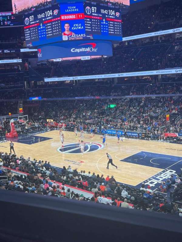 Capital one arena, section: 218, row: A, seat: 9