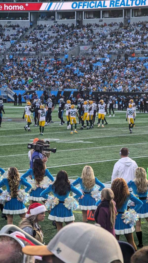 Bank of America Stadium, section: 107, row: 4, seat: 5