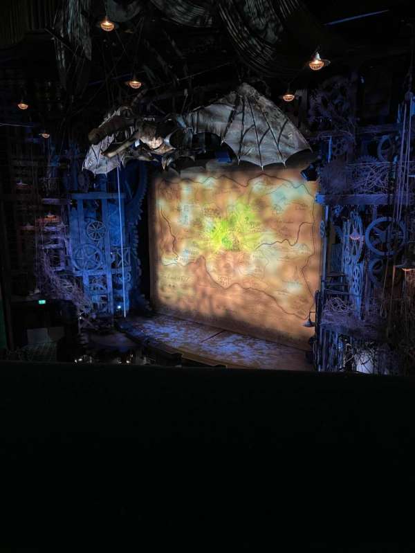 Apollo Victoria Theatre, section: Dress Circle, row: A, seat: 6