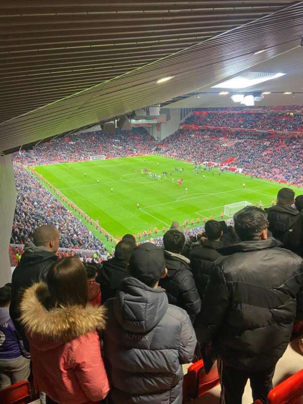 Anfield, section: AU1, row: 34, seat: 5