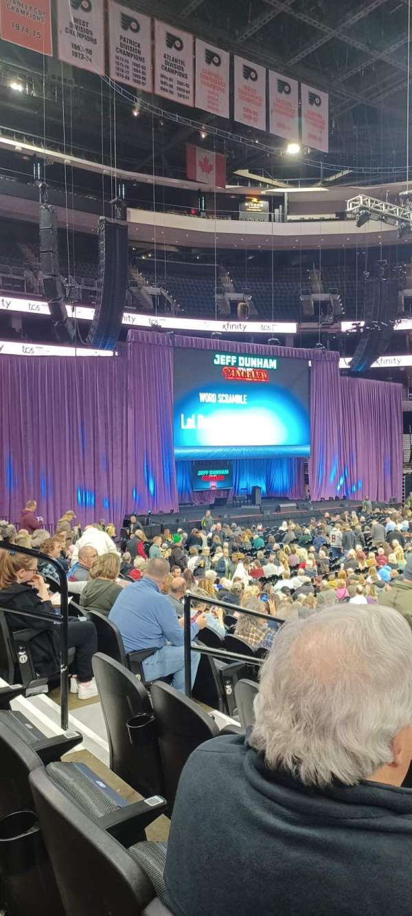 Xfinity Mobile Arena, section: 101, row: 13, seat: 7