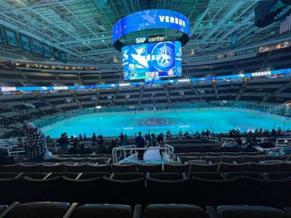 SAP Center, section: 101, row: 24, seat: 11