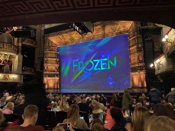 Theatre Royal Drury Lane, section: Stalls, row: P, seat: 13