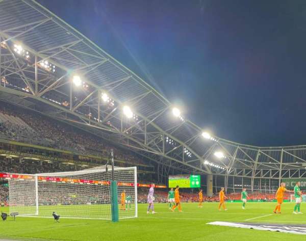Aviva Stadium, section: 114, row: A, seat: 4