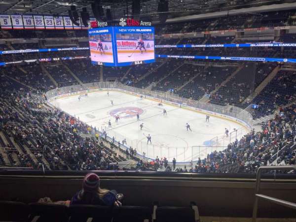 UBS Arena, section: 203, row: 4, seat: 1