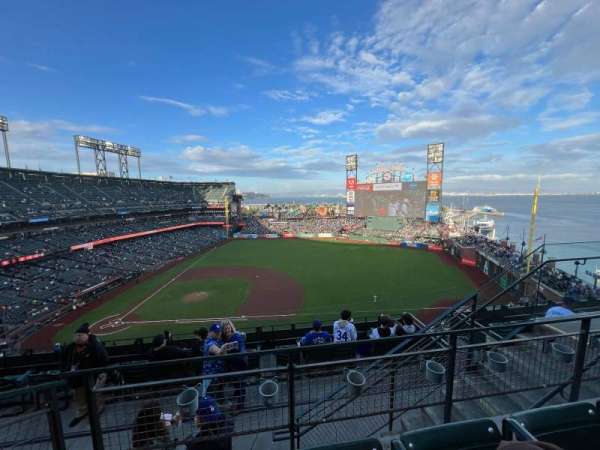 Oracle Park, section: VR307, row: 2, seat: 9