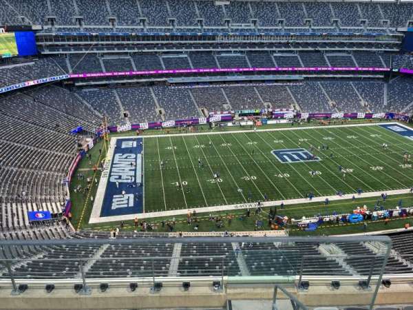 MetLife Stadium, section: 316, row: 5wc, seat: 8