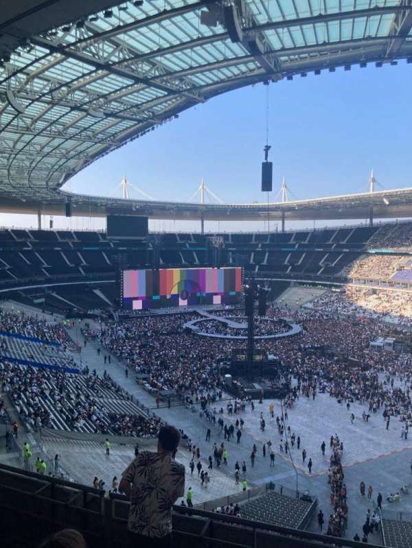 Stade de France, section: X12, row: 65, seat: 7