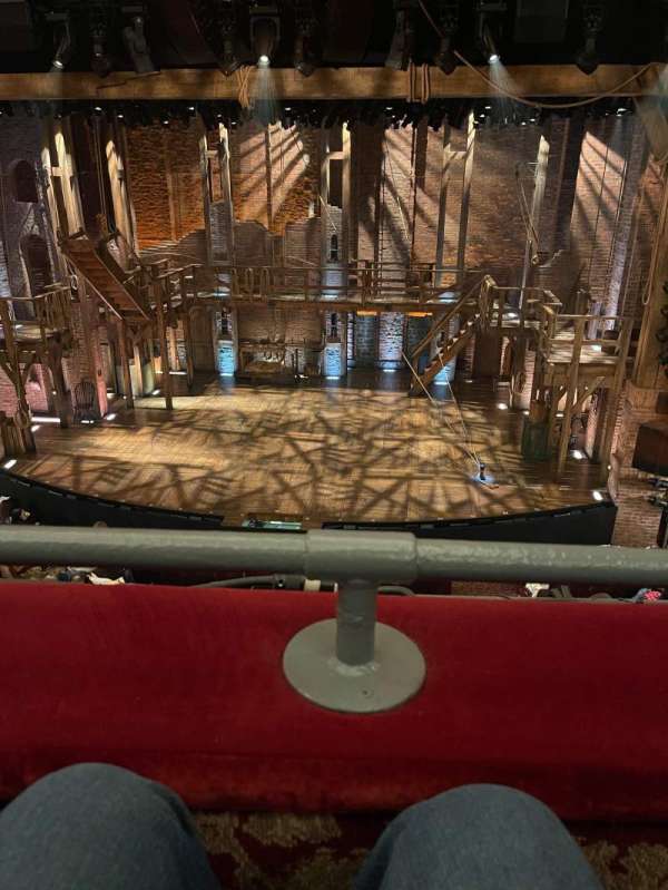Richard Rodgers Theatre, section: Front Mezzanine C, row: A, seat: 103