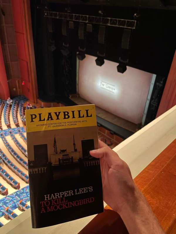 Au-Rene Theatre at the Broward Center, section: Balcony Box C, row: 1, seat: 6