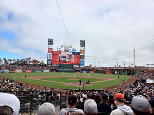 Oracle Park, section: 116, row: 25, seat: 10