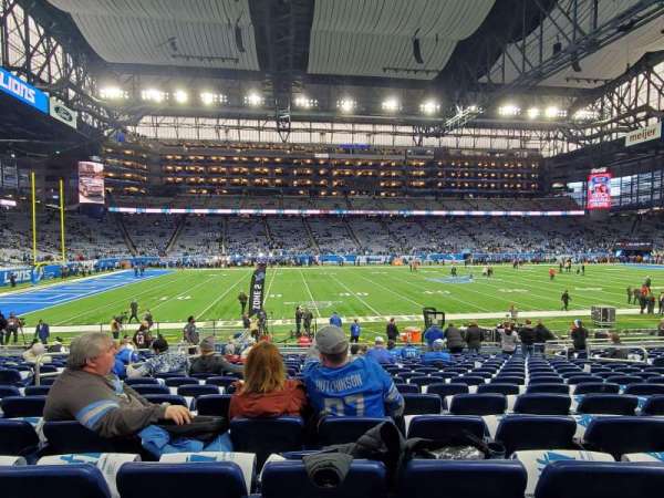 Ford Field, section: 125, row: 16, seat: 8