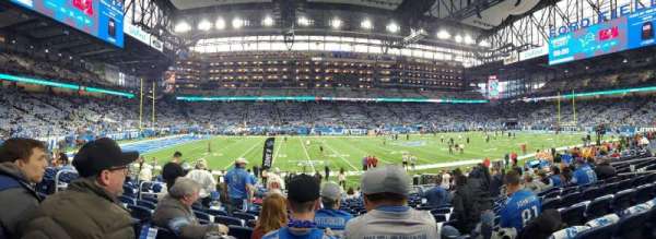 Ford Field, section: 125, row: 16, seat: 8