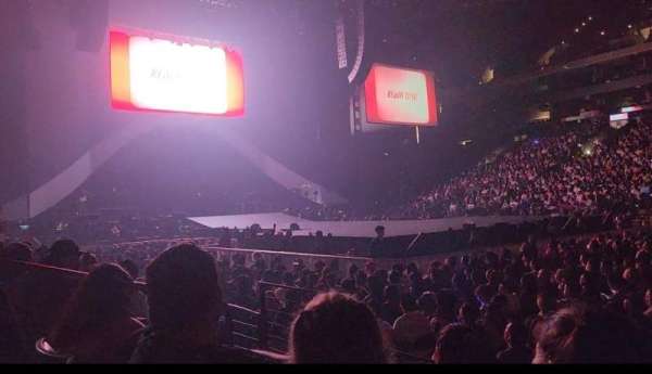 Oakland Arena, section: 113, row: 1, seat: 9