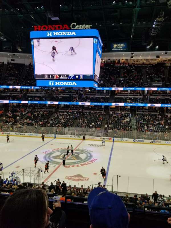 Honda Center, section: 306, row: C, seat: 13