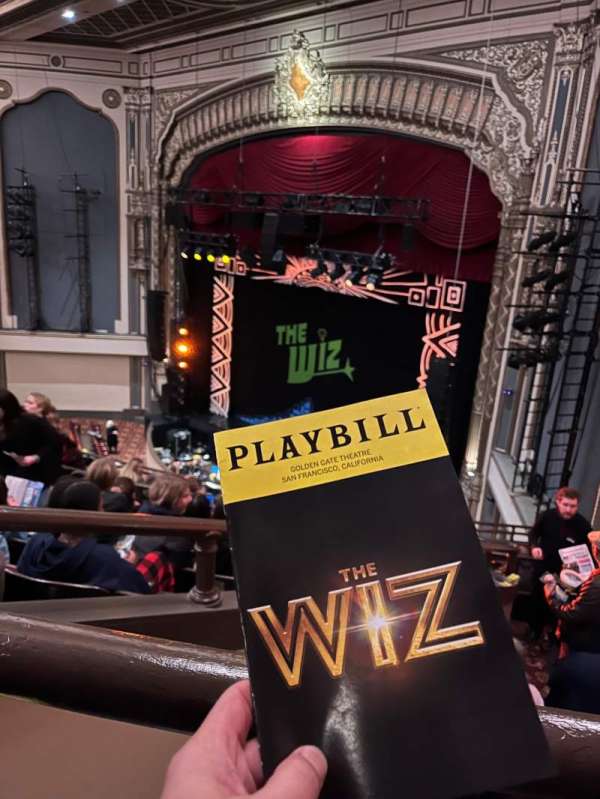 Golden Gate Theatre, section: Mezzanine R, row: F, seat: 44